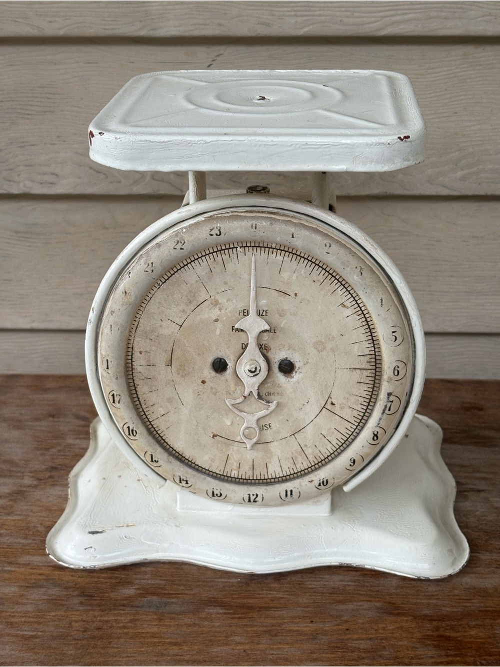 VTG Pelouze Family Scale typically used for kitchen or household weighing